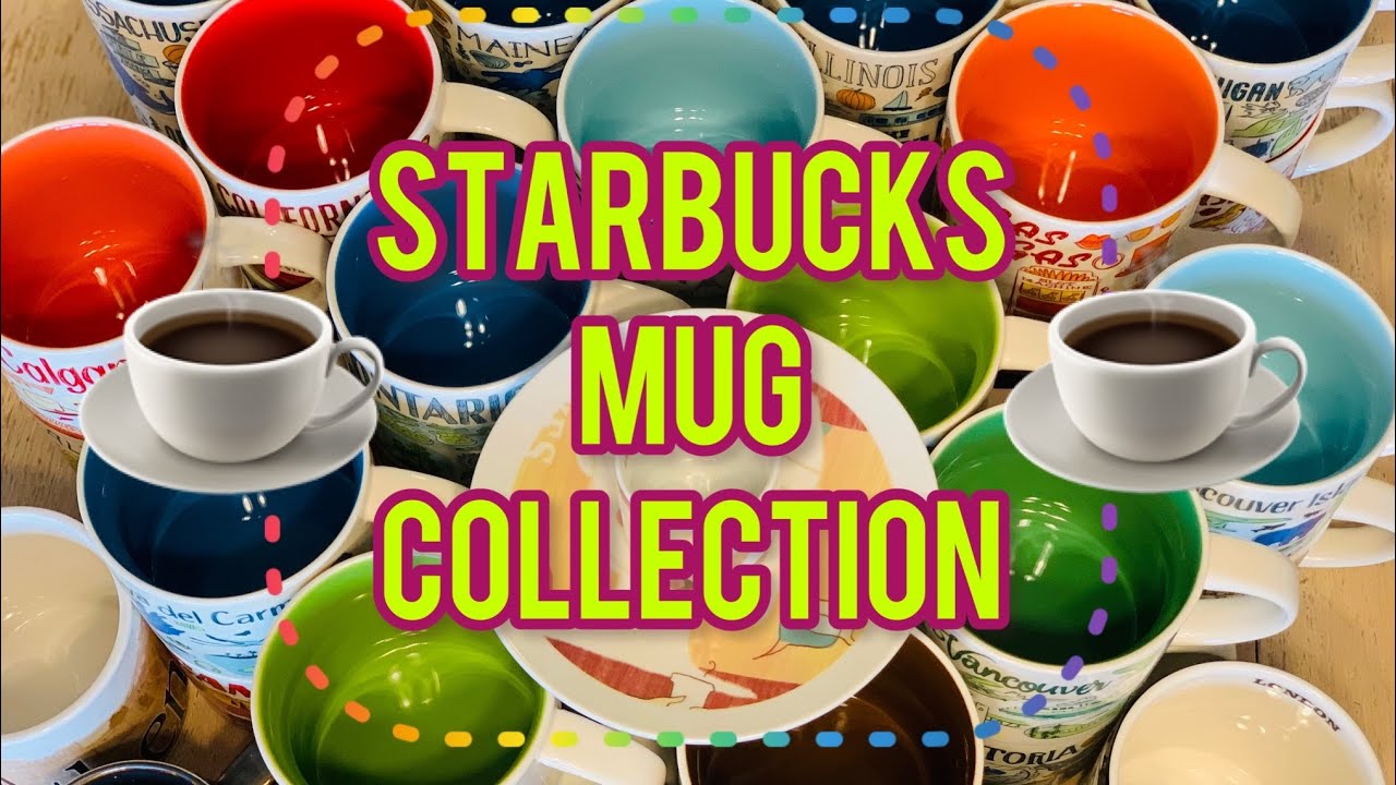 МОЯ КОЛЛЕКЦИЯ КРУЖЕК STARBUCKS **ОБНОВЛЕНО*** #starbucks #starbucksmugs #mugcollection