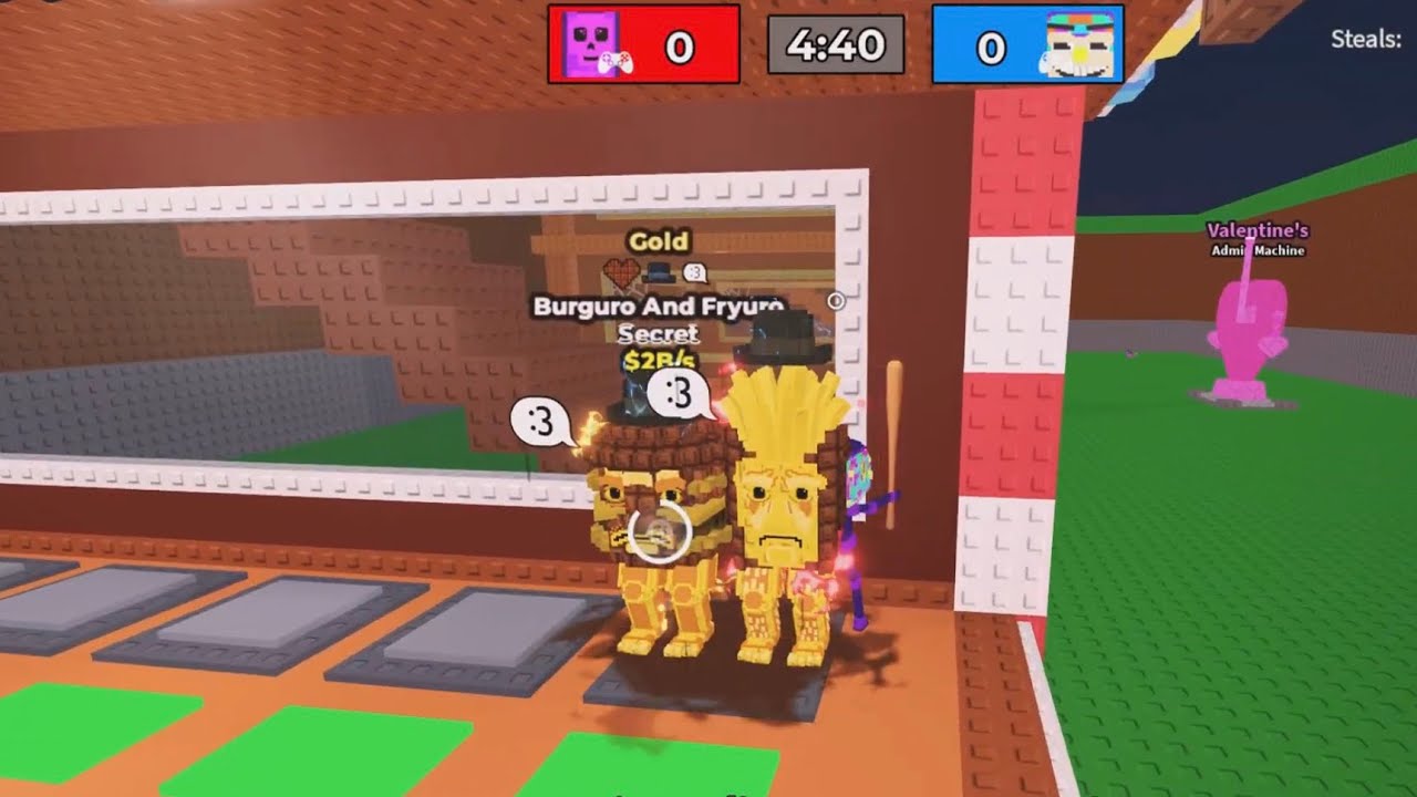 Steal a Brainrot - 2b/s DUEL! Burguro And Fryuro!