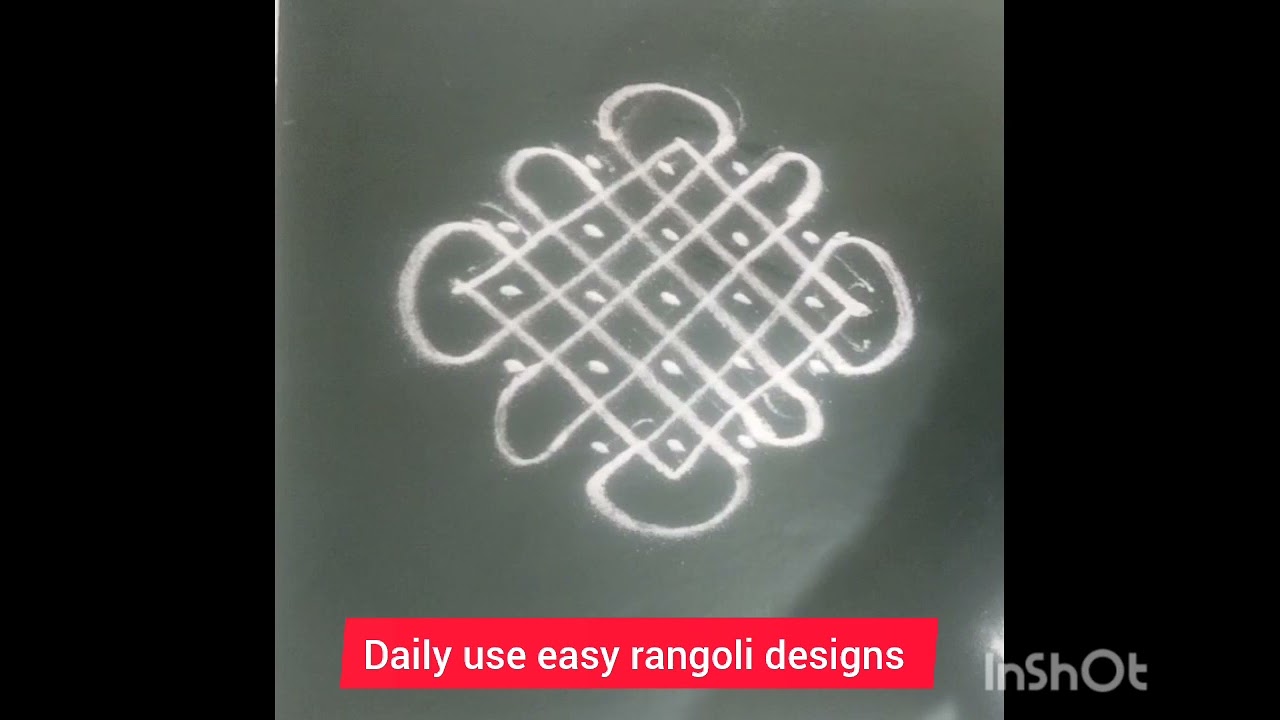 8 Rangoli designs daily use easy rangoli designs 🌺🌅