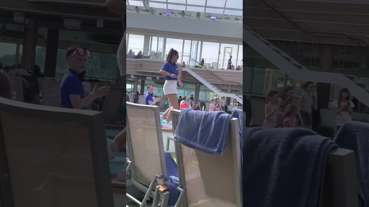 Sail away party onboard P&O Arvia cruise ship Mediterranean cruise April 2023