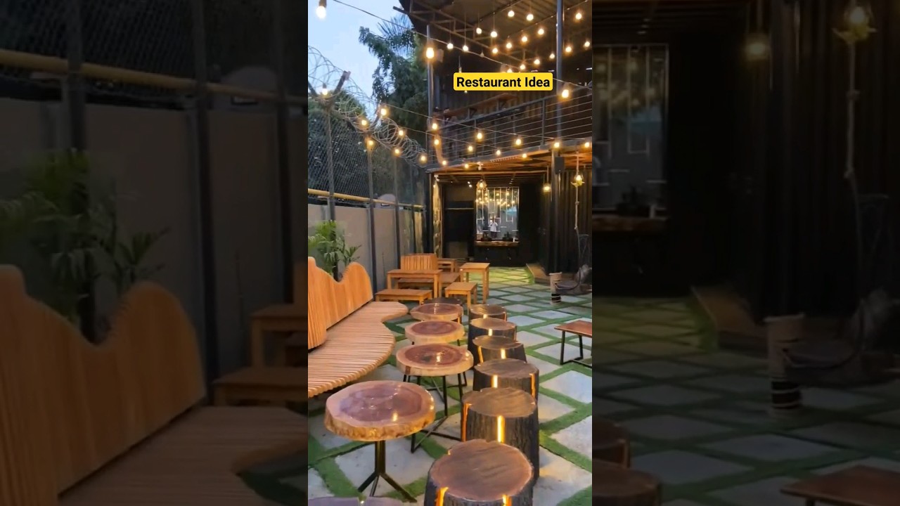 Restaurant Idea | small cafe | Restaurant Design | # cafe #restourant
