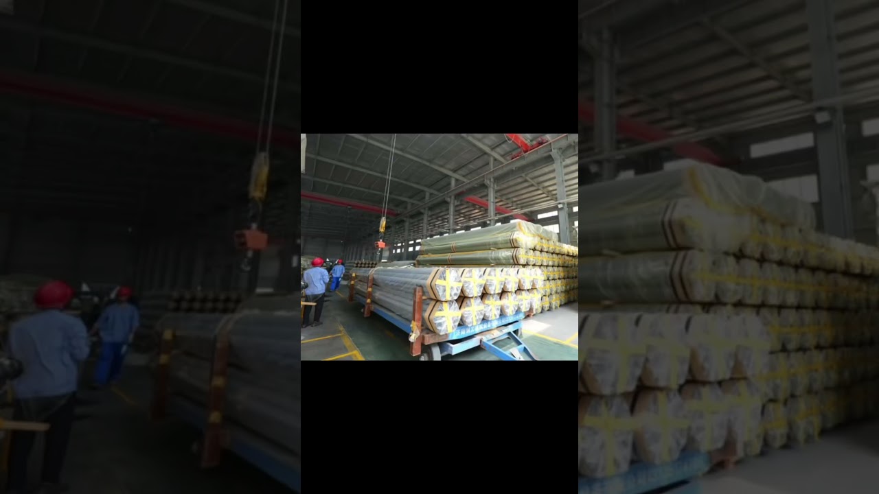 Take a headshot(in real life)!#PrecisionSteelTube #worker #factory #inspection #package