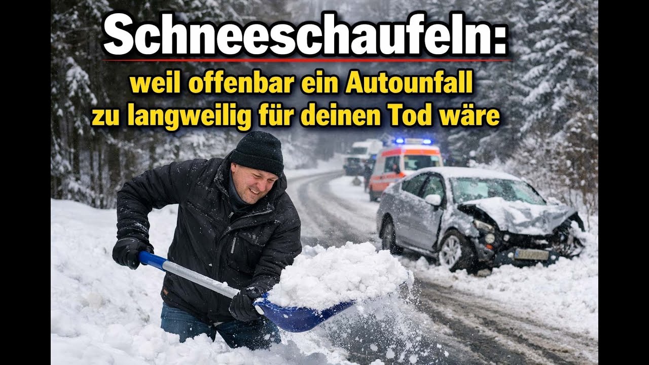 Deine Einfahrt ist buchstäblich gefährlicher als die vereiste Straße—lass das mal sacken