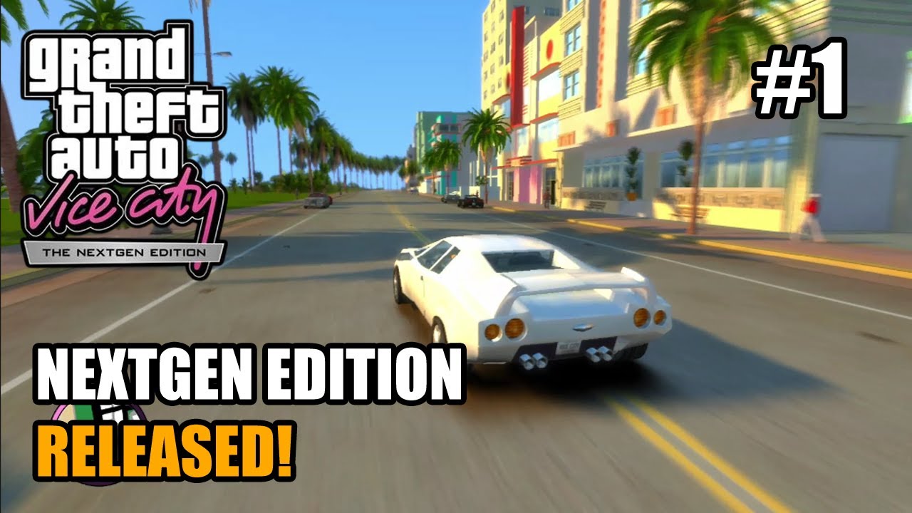 НАКОНЕЦ-ТО ВЫШЕЛ! - Геймплей GTA Vice City Nextgen Edition #1 #revteam #nextgenedition @revteamhq