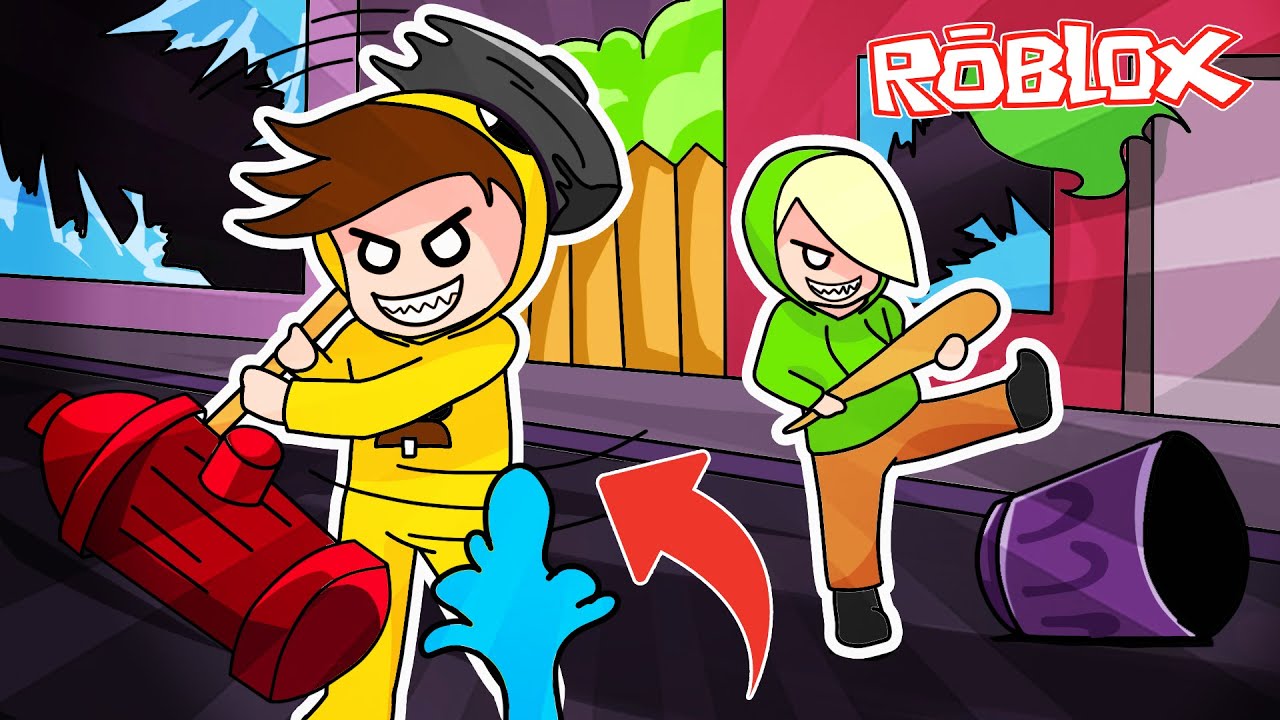 ¡¡DESTRUIMOS TODA LA CIUDAD A PALAZOS!! DESTROY THE CITY ROBLOX 💙💚💛 BEBE MILO VITA ADRI 😍 AMIWITOS