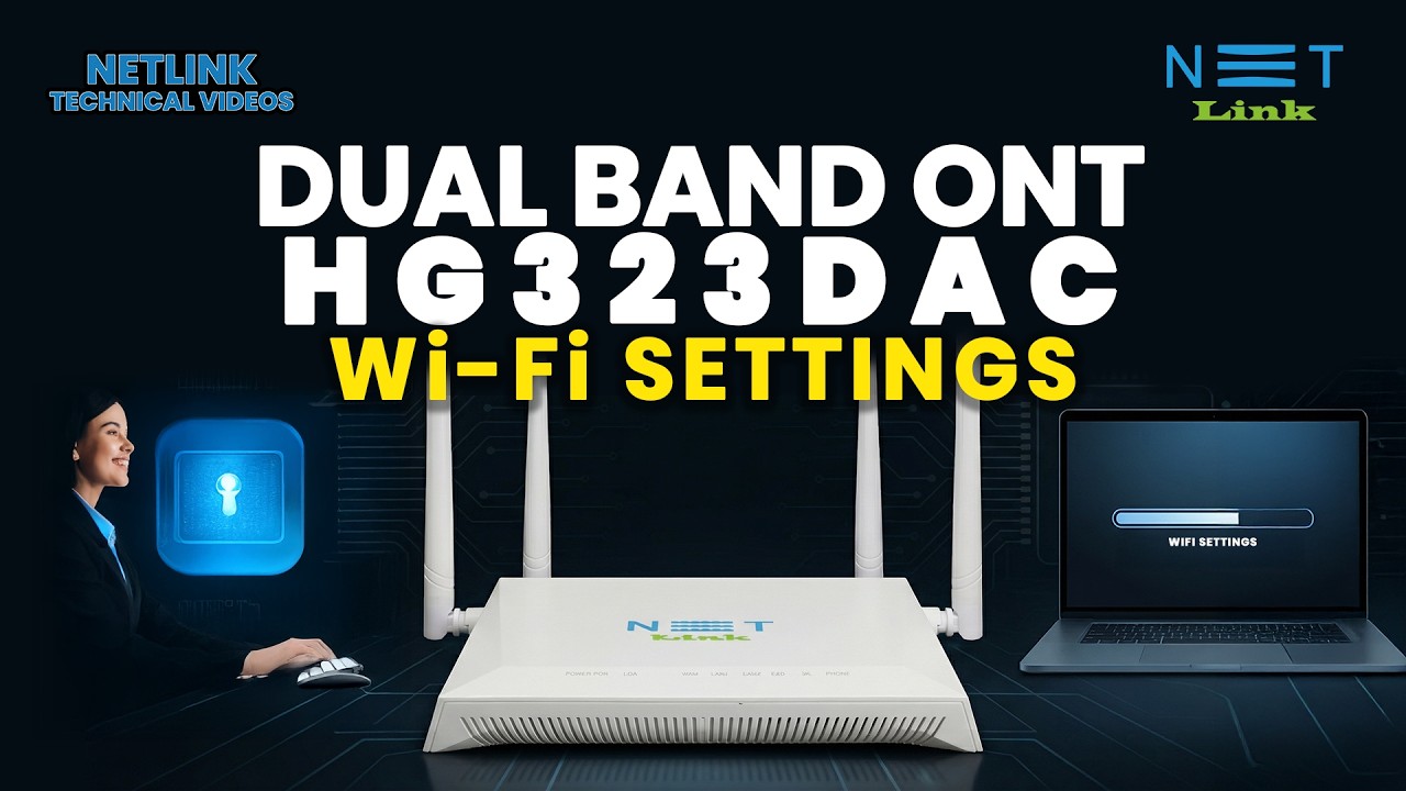 HG323DAC Dual Band ONT WiFi Settings | Full Setup