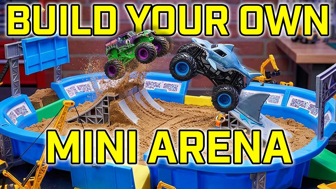 Building a Monster Jam Stunt Arena - Revved Up Recaps