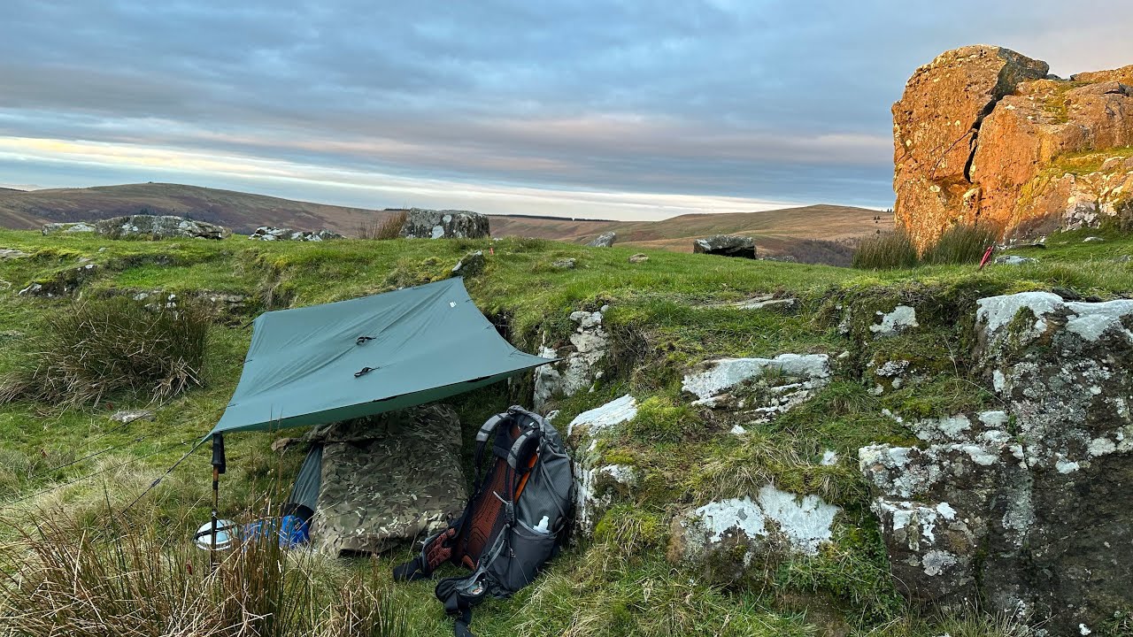 Tarp and Bivy in some Northumberland Crags includes a nice inversion