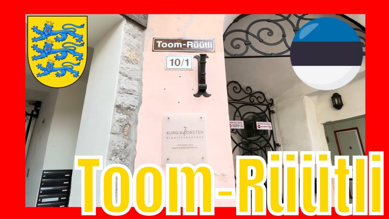 Toom-R&uuml;&uuml;tli tn Tallinn Walking Tour - Tallinna jalgsimatk
