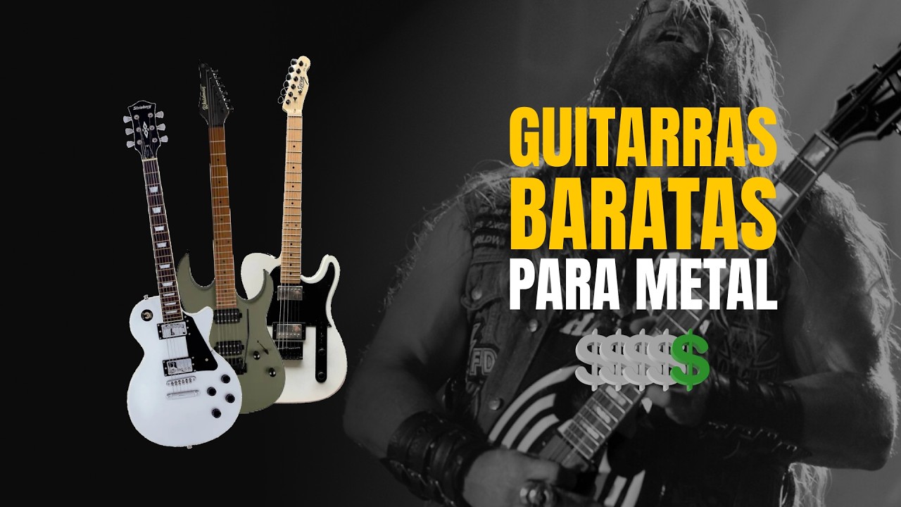 Guitarras Baratas para tocar metal em 2026