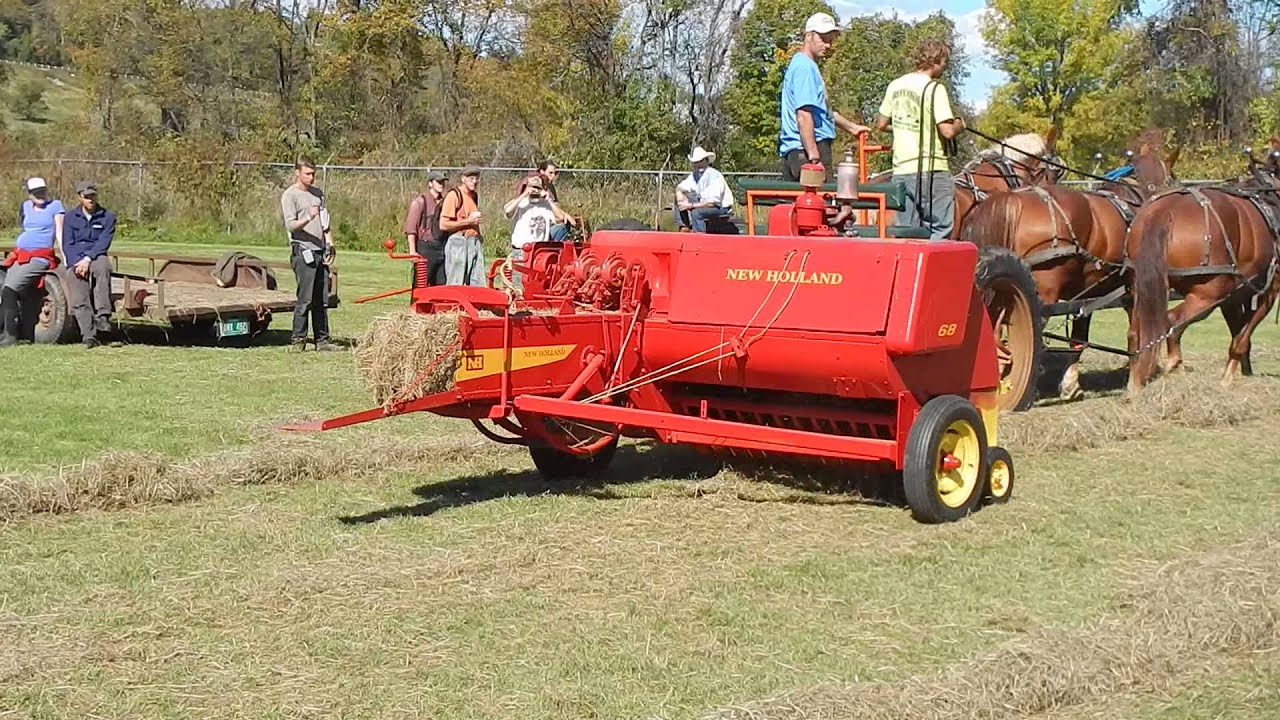Horse Powered Baler