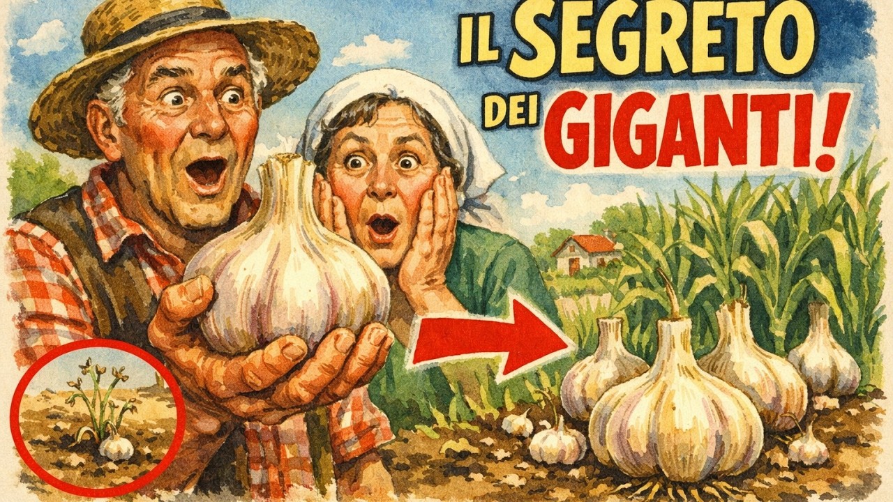 Aglio GRANDE come un PUGNO senza concimi? Il segreto primaverile che ti nascondono! 🧄
