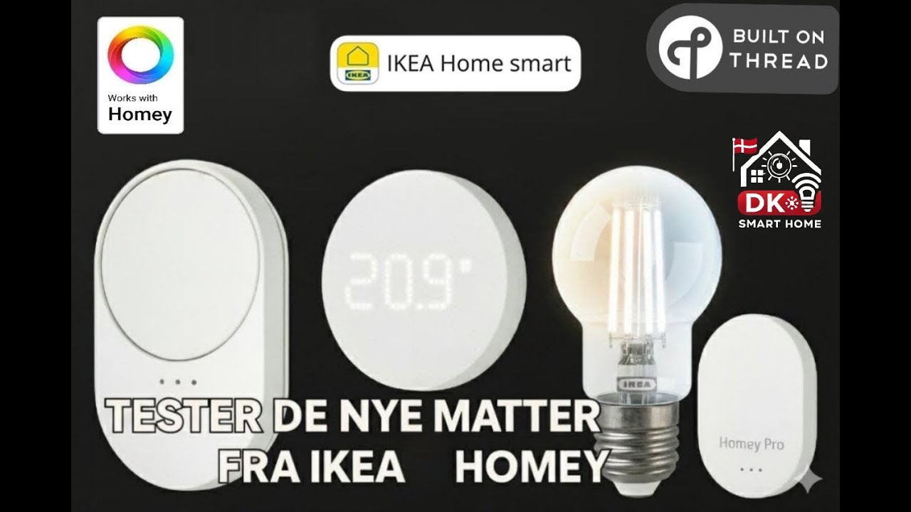 IKEA Matter på Homey Pro – opsætning og test