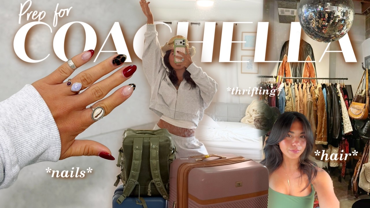 Подготовка к COACHELLA + CALI: целая неделя безумной подготовки: прическа, маникюр, одежда и шопинг!
