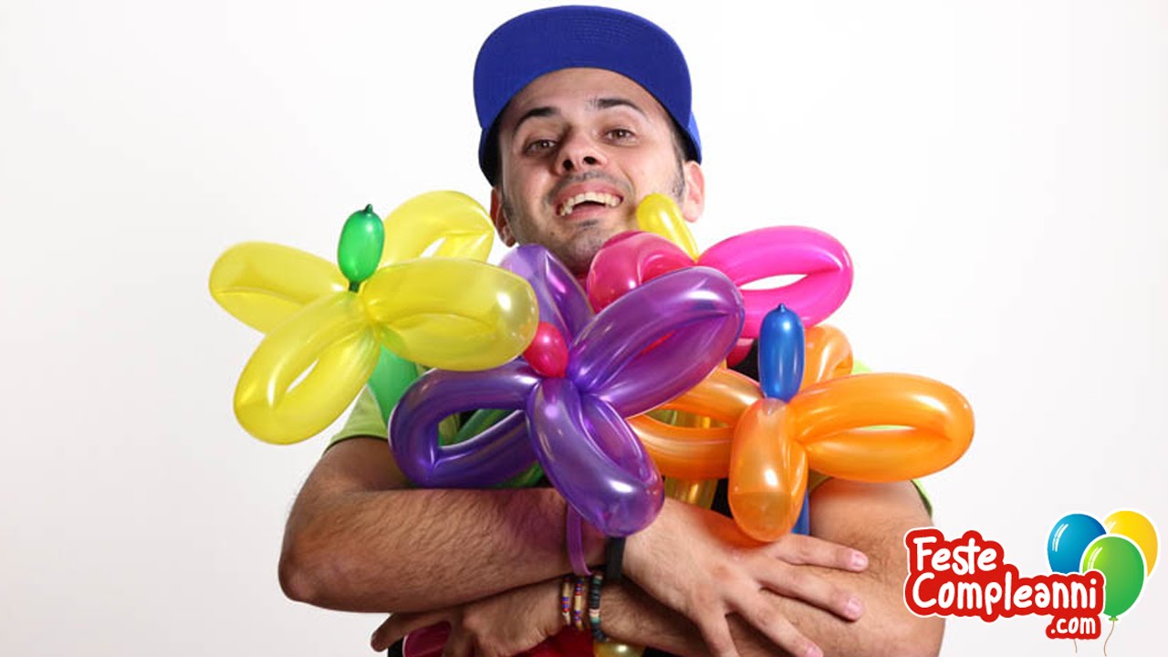 Fiore con i Palloncini Modellabili - Tutorial Balloon Art