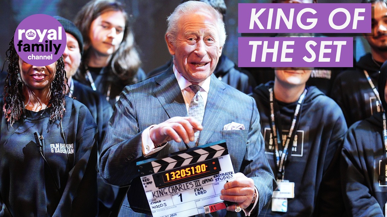 Beaming King Charles Opens Brand New Film Studio