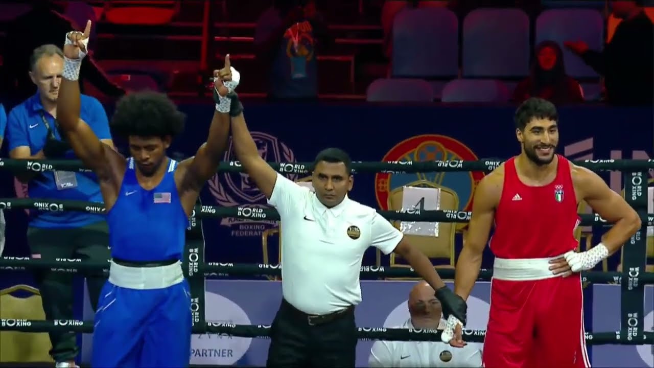 Malachi Georges (USA) vs. Abbes Mouhiidine (ITA) World Boxing Cup 2025 (90kg)