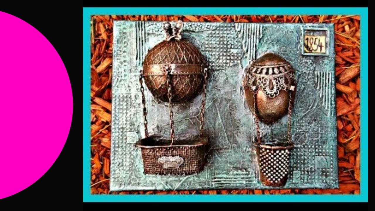 Steampunk Air Balloons Wall Decor