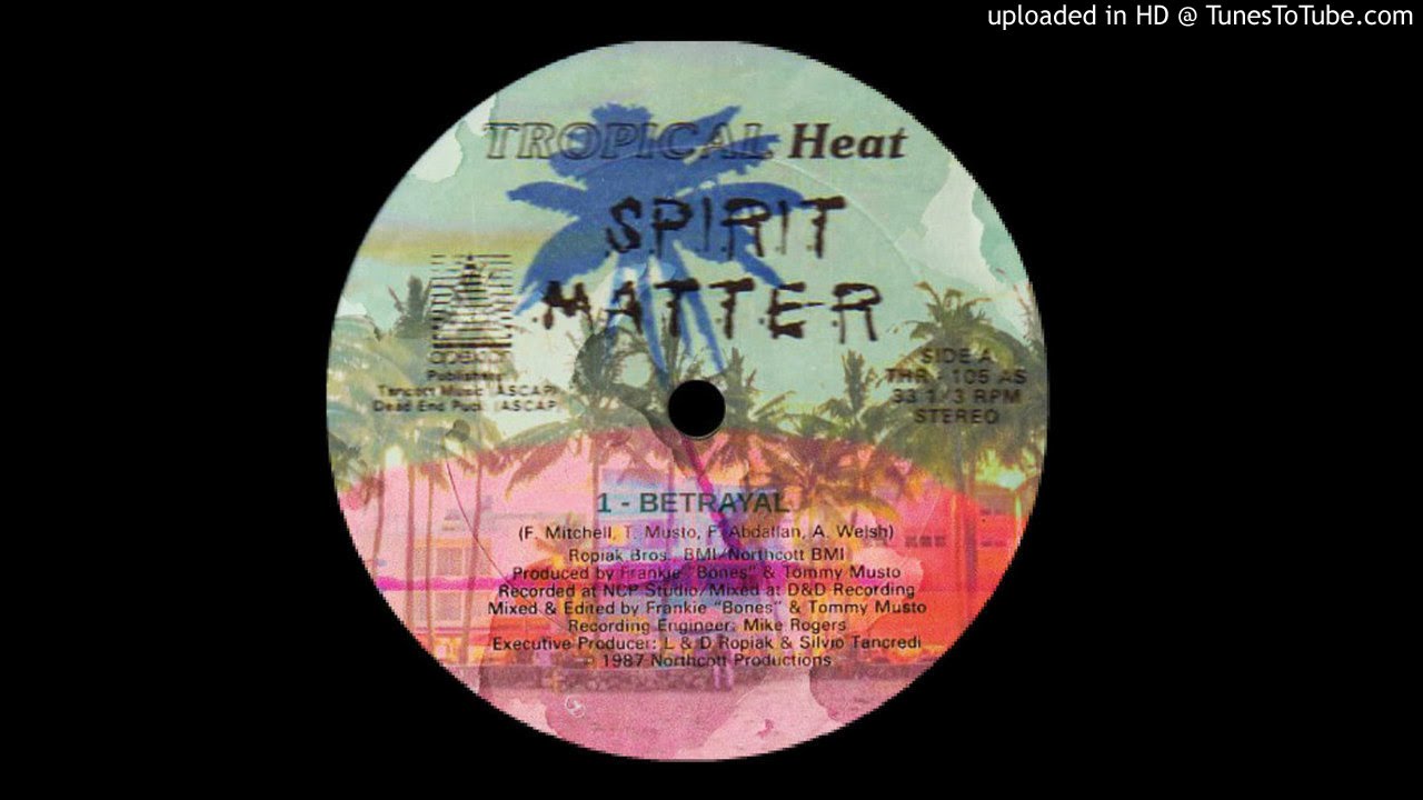 SPIRIT MATTER - BETRAYAL - FRANKIE BONES 1987