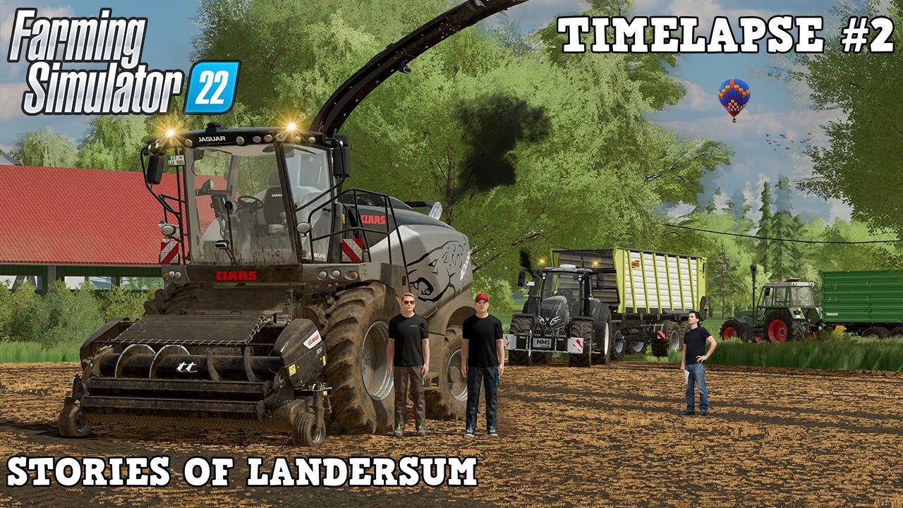 HARVESTING as CONTRACTOR w/ CLAAS JAGUAR 40.000! 🌾🚜💨 3,000 sub special!🎉|Landersum|FS22|Timelapse #2