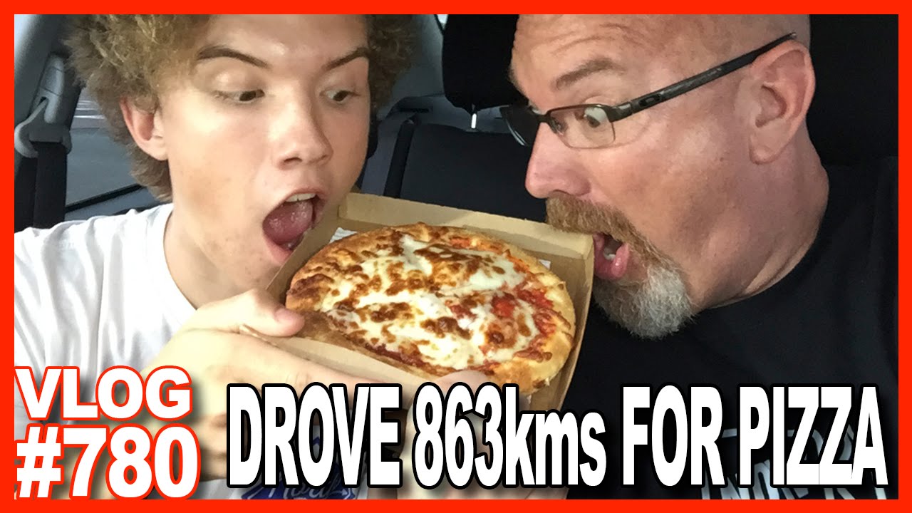 DROVE 863 kms/536 miles FOR McDONALD'S PIZZA