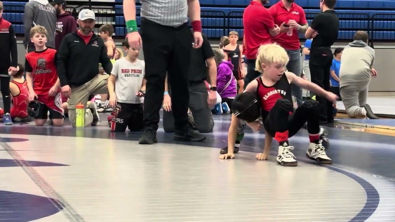 2026 Blue Ridge Wrestling League Tournament- Gilbert’s first match