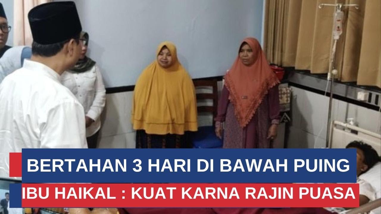 Bertahan 3 Hari Di Bawah Puing Ponpes Ambruk, Ibu Haikal: Fisiknya Kuat Karena Rajin Puasa