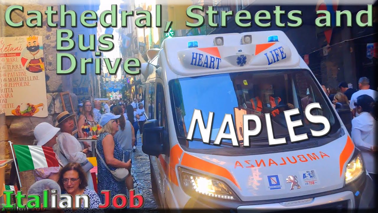 Naples Cathedral, streets and Bus Ride. #video #vlogs #italy