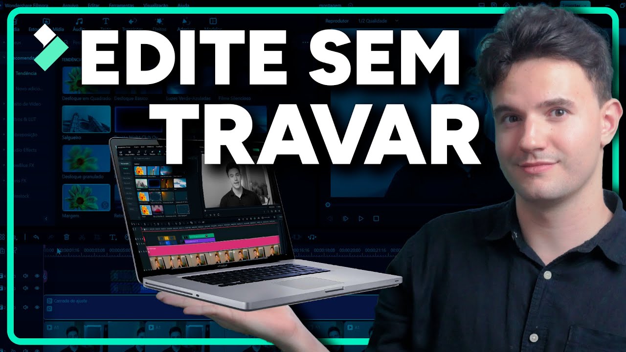 Melhore o DESEMPENHO do seu COMPUTADOR e EDITE VÍDEOS MAIS RÁPIDO! | Filmora
