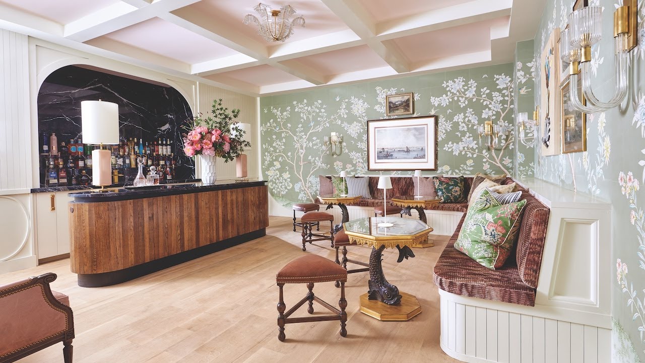 Secret Speakeasy, Wine Room, and Morning Bar with Corey Damen Jenkins - FLOWER Showhouse (Room Tour)