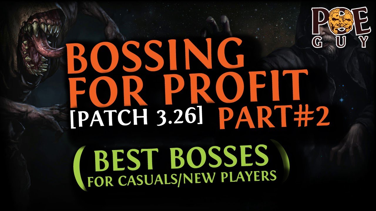 [PoE 3.26] - PROFITABLE PINNACLE BOSS FARMS: PART#2 // Why Are Regular Elder & Shaper Great to Farm?
