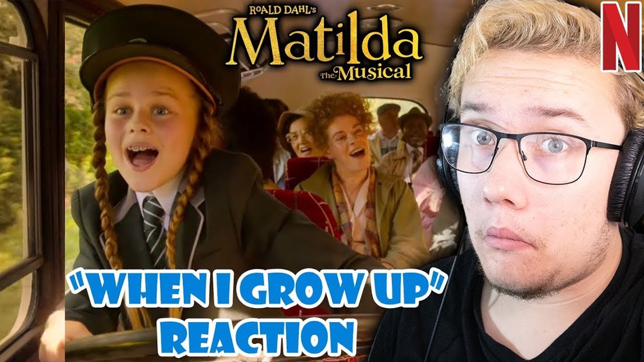 WHEN I GROW UP from MATILDA is INSPIRING!!!   REACTION