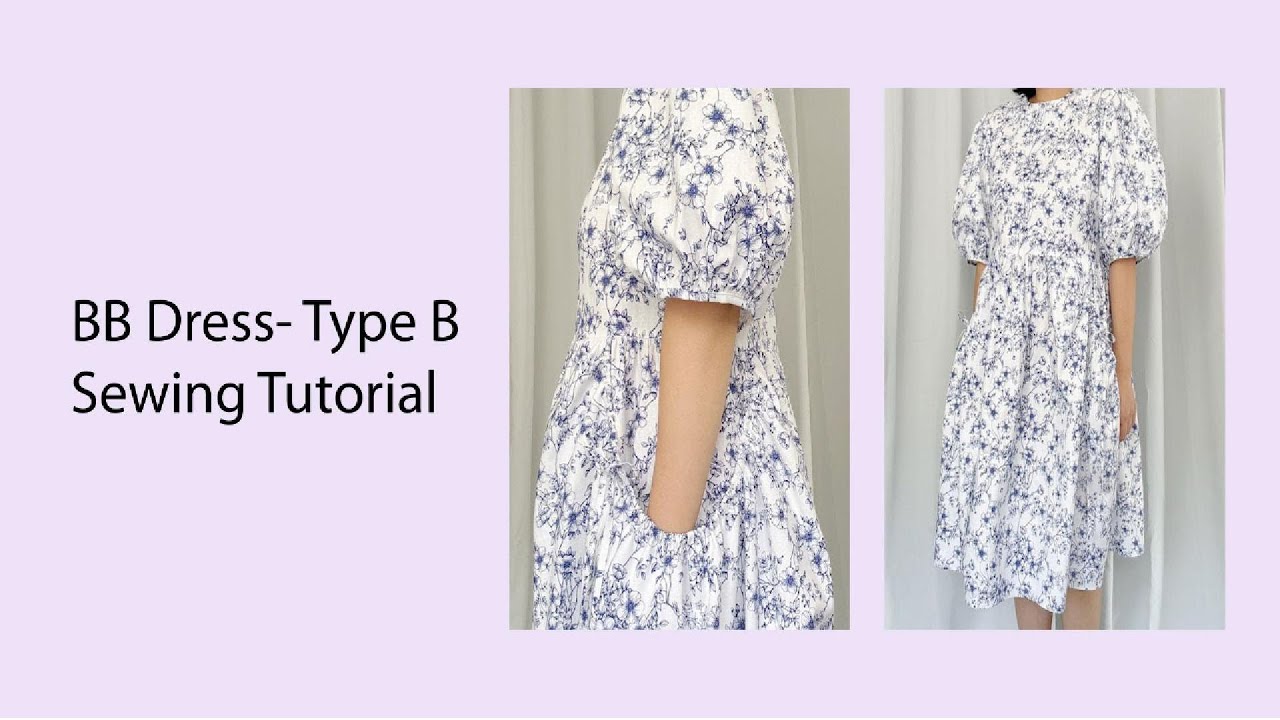 BB (Bow and Bell) Dress- TYPE B sewing tutorial