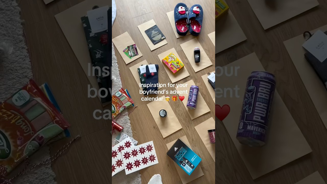 Inspirasjon til adventskalender for kj&aelig;resten 🎁🍪✨ #adventskalender #kj&aelig;reste #jul #gavertilham