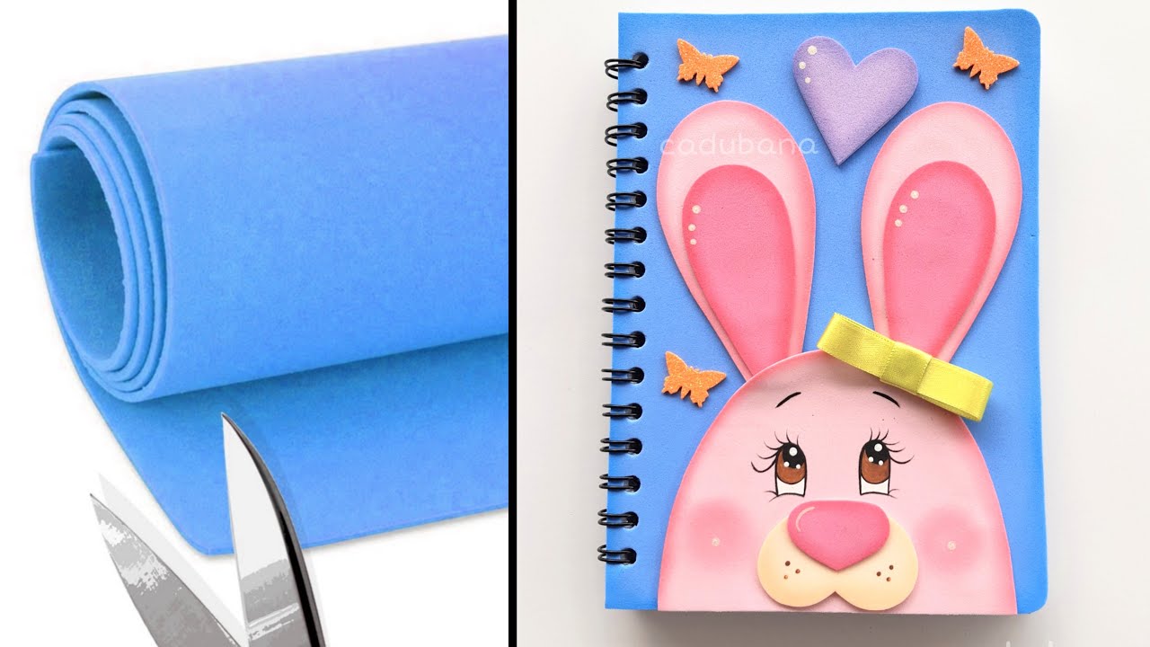 Decoración de un cuaderno argollado fácil y bonito - CADUBANA