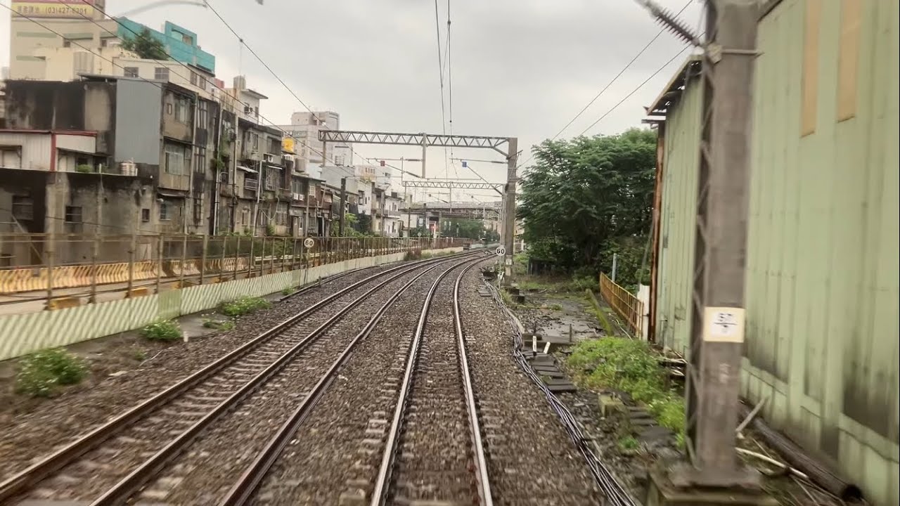 臺鐵車窗景 桃園鐵路地下化 鳳鳴 - 桃園TR window view Underground project of Taoyuan railway Fengming - Taoyuan台鉄車窓動画