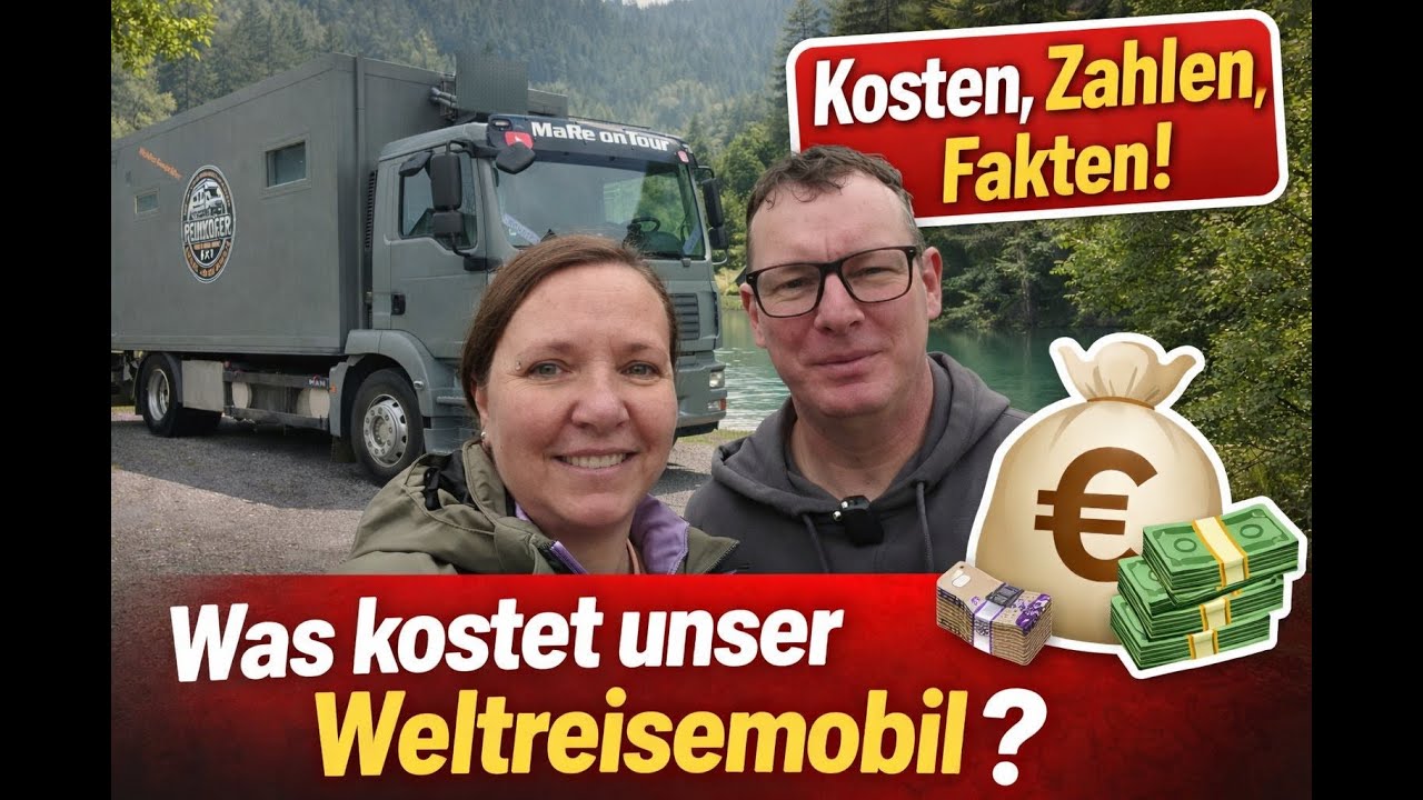Kosten-Zahlen-Fakten und berufliche Zukunft😁 Weltreisemobil in Zahlen🤑