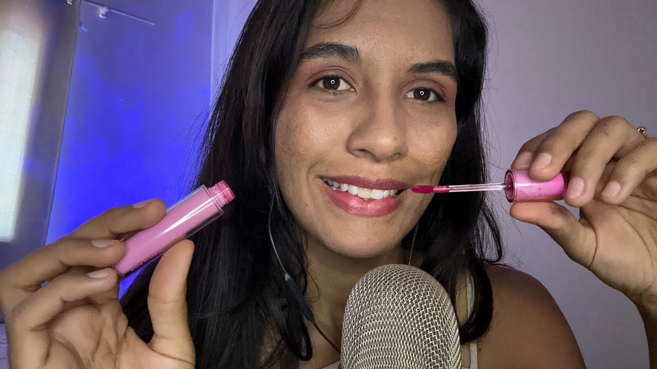 ASMR MAQUIA E FALA SUAVE ✨💋