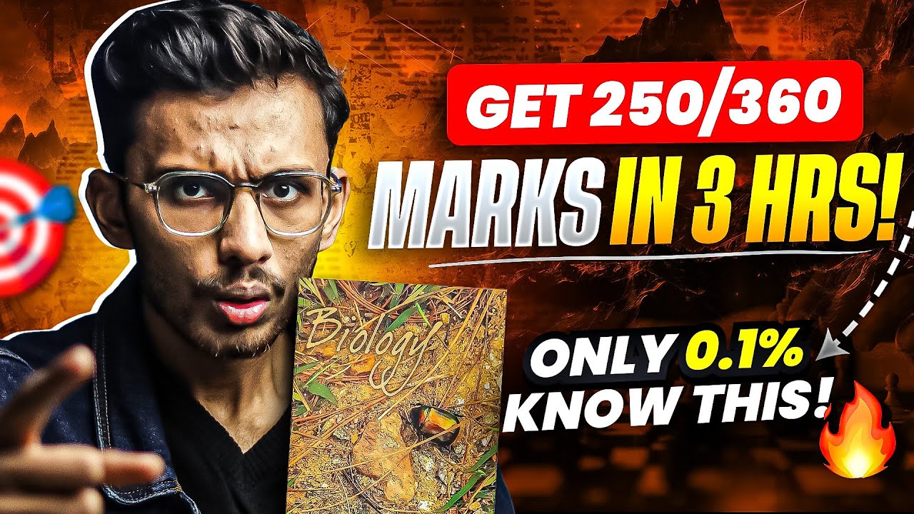 Score 250/360 in Bio by Studying 3 HRS only!⚡️ | BIO ULTRASHOT : UNIT -1 | NEET 2024