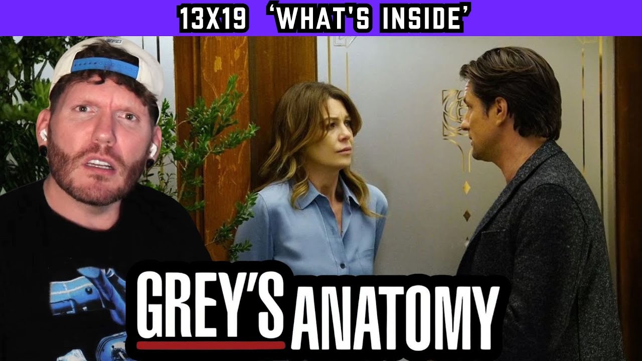 First time watching GREY'S ANATOMY 13x19 'What's Inside' REACTION
