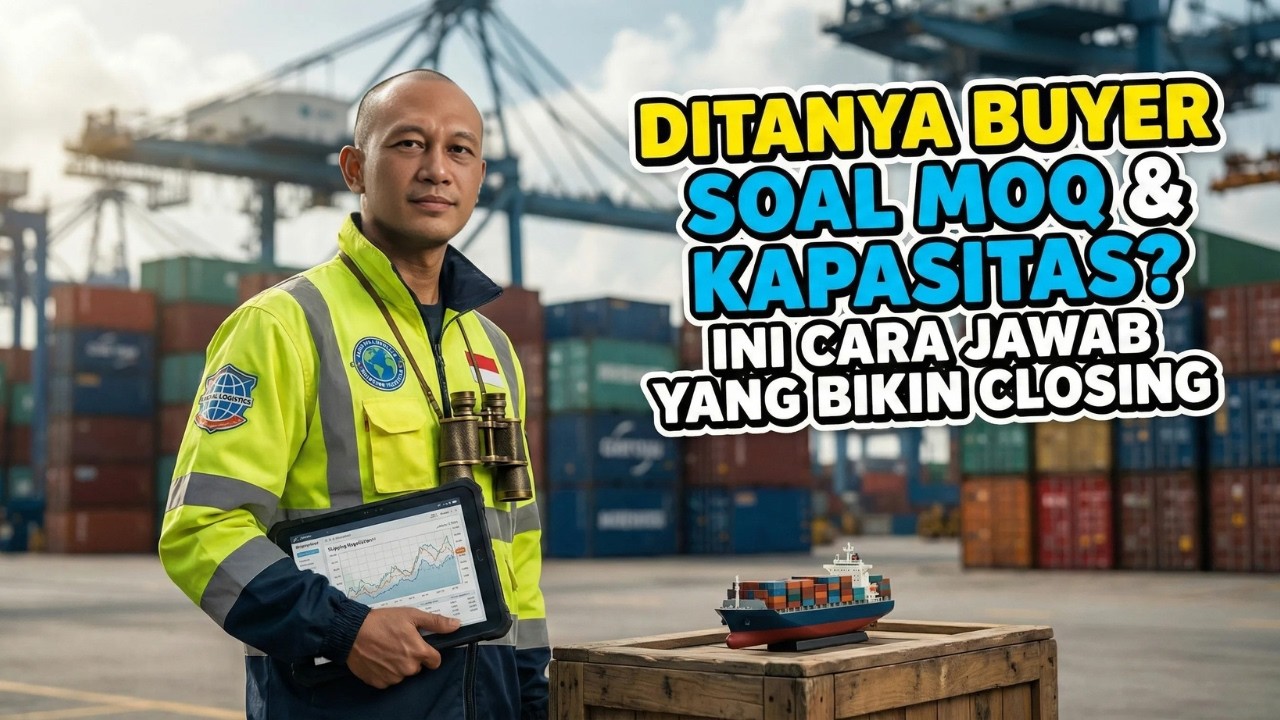 Ditanya Buyer Soal MOQ & Kapasitas Ini Cara Jawab yang Bikin Closing