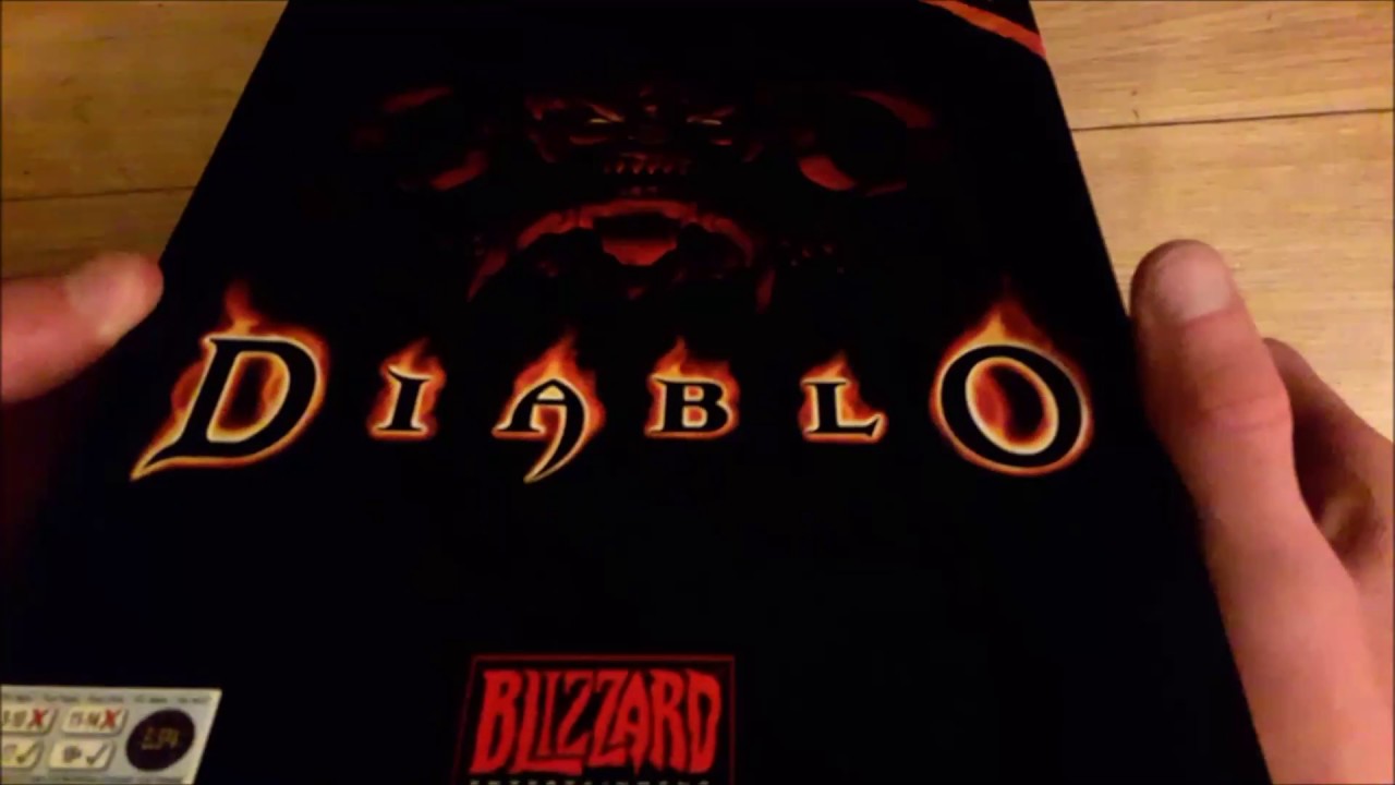 Diablo 1 PC Big box Unboxing (OST)