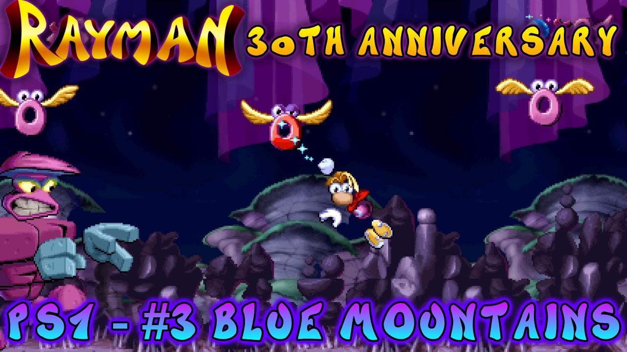 Rayman PS1 30th Anniversary (PC) - MortaPlay [Partie 3 : Les Montagnes Bleues et Électoons]