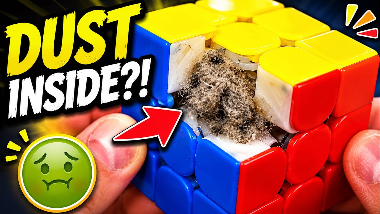 WHEN YOU DON'T CLEAN YOUR RUBIK'S CUBE