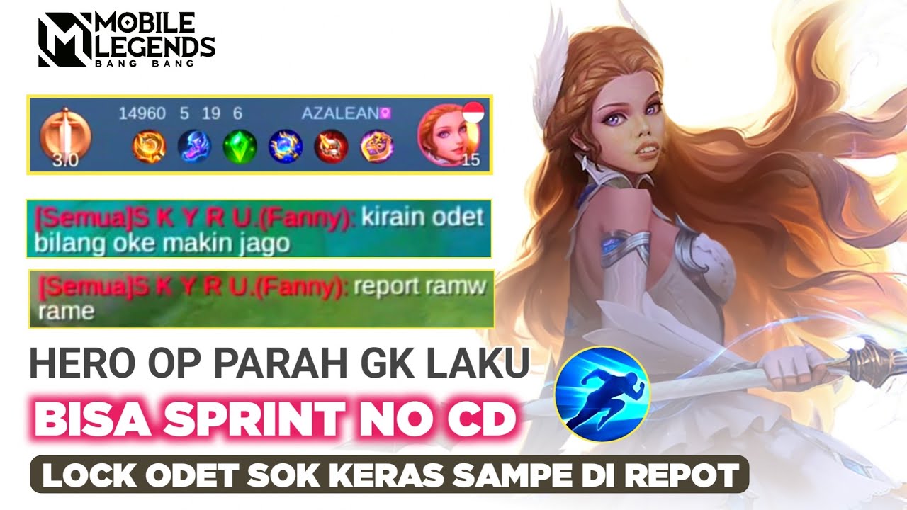Hero Ini Bisa Sprint No Cd! Lock Odet Sok Bilang Oke Sampe Di repot Satu Tim!
