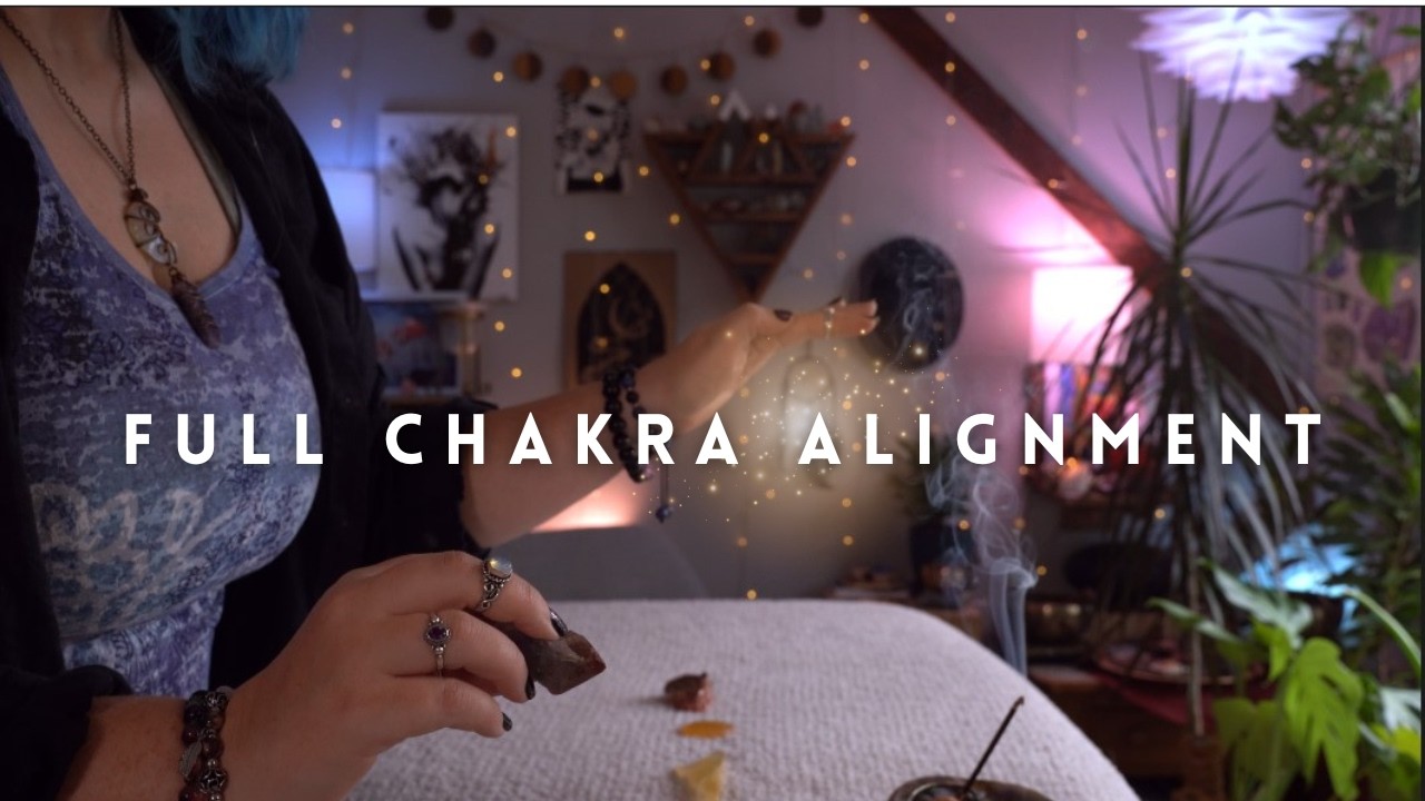 ASMR Reiki 🕉️ Chakra Alignment & Balancing 🔥 Full Body Energy Work Healing Session