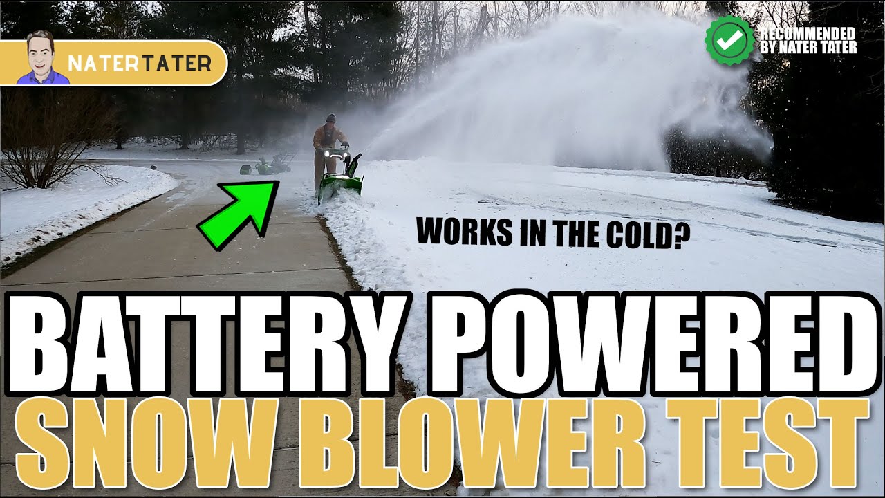 Are Battery Snow Blowers Worth It? Greenworks Pro 40v & 80v Compared