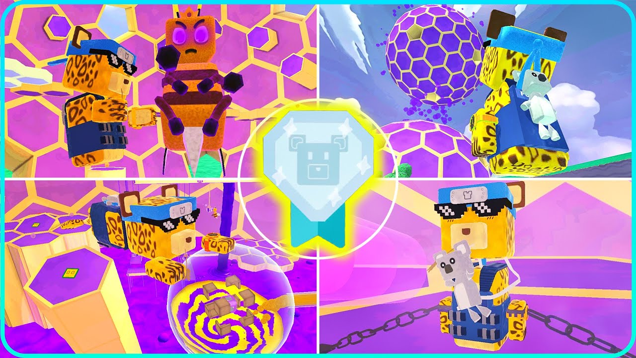 NEW Diamond Medal The Hive Speedrun Super Bear Adventure Gameplay Walkthrough