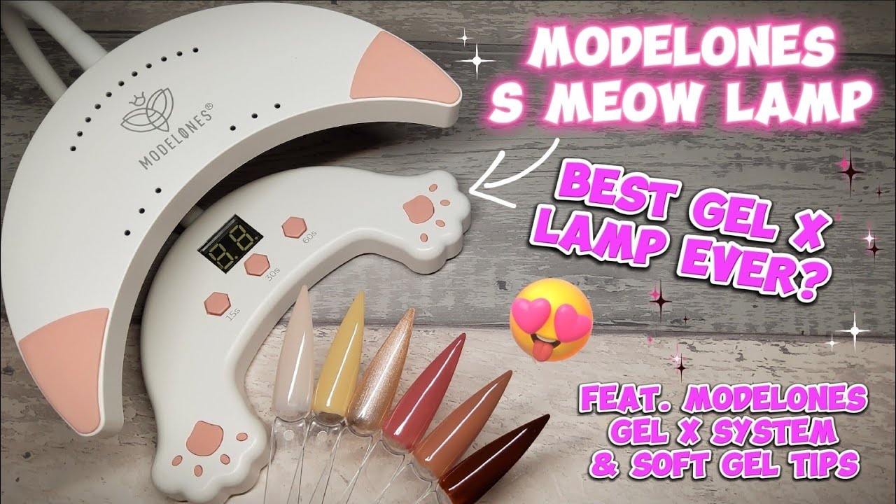 MODELONES NEW GOOSENECK S MEOW LAMP! BEST EVER GEL X NAIL LAMP? | OMG! I NEEDED THIS!!