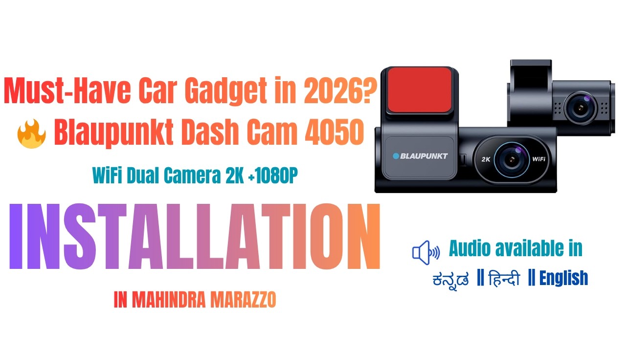 VD 62 | BLAUPUNKT DC 4050 DASH CAM UNBOXING | #blaupunktdashcam